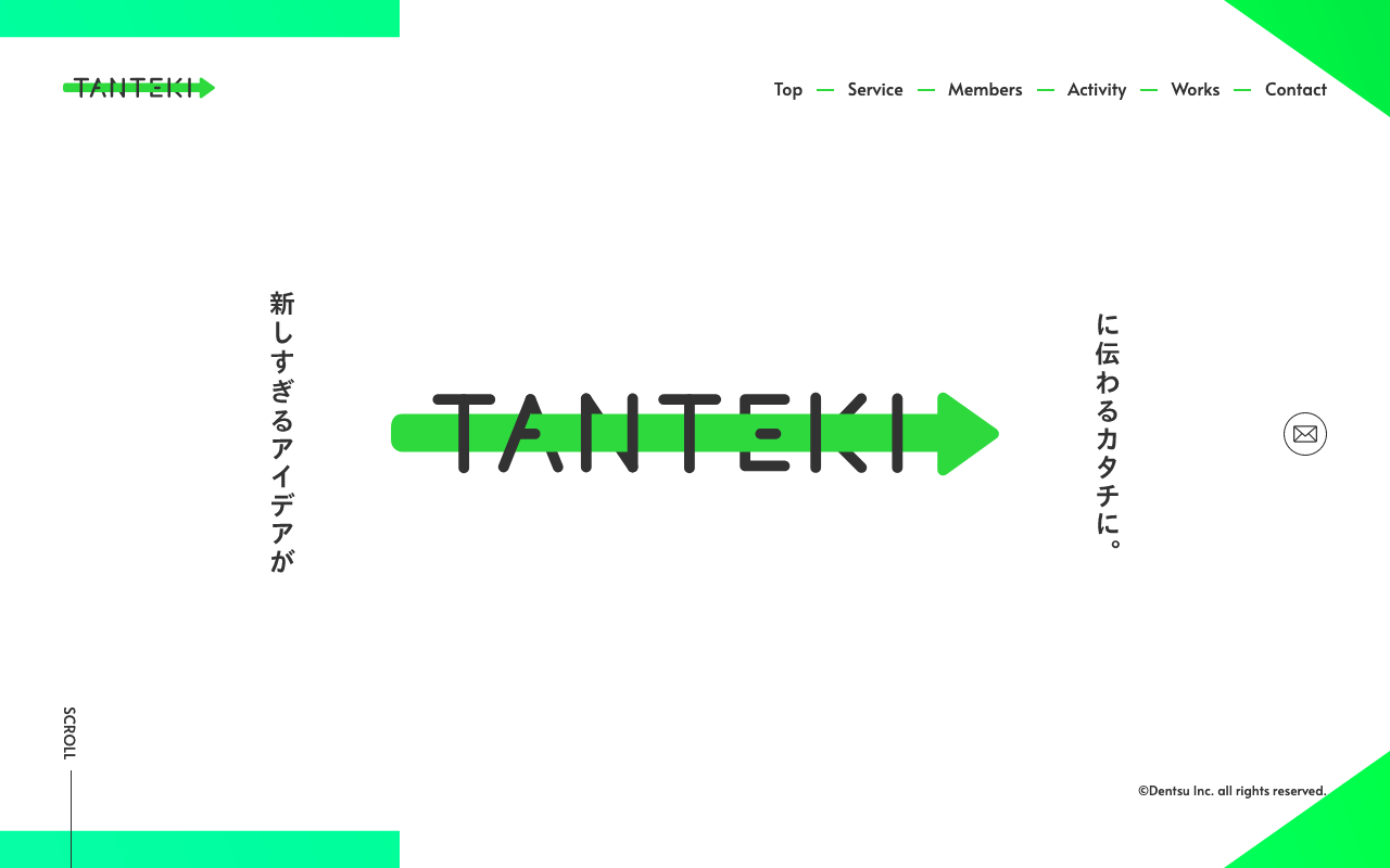 TANTEKI　-新しすぎるアイデアが、伝わる。加速する。-