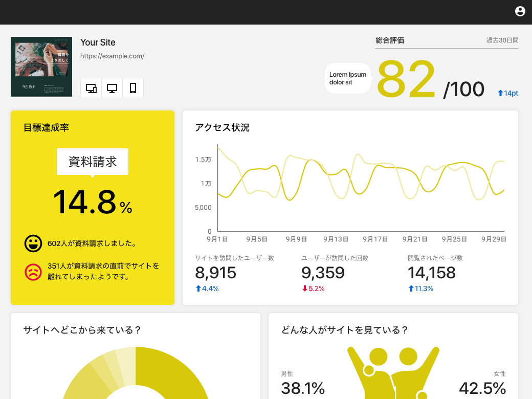 マーケティングツールのイメージ