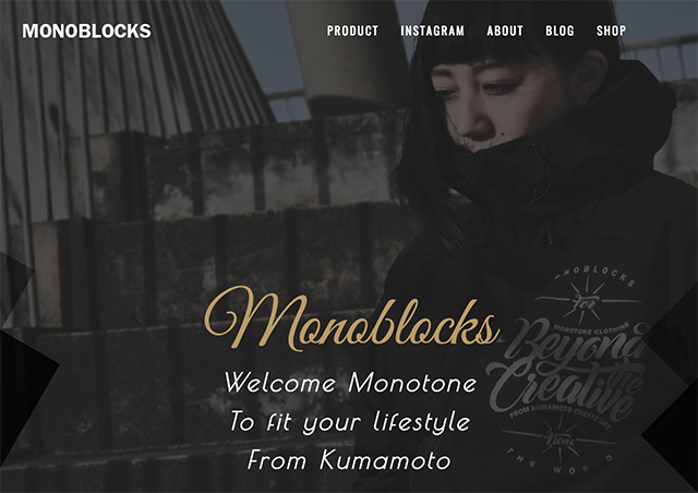 MONOBLOCKS モノトーンアパレルブランド