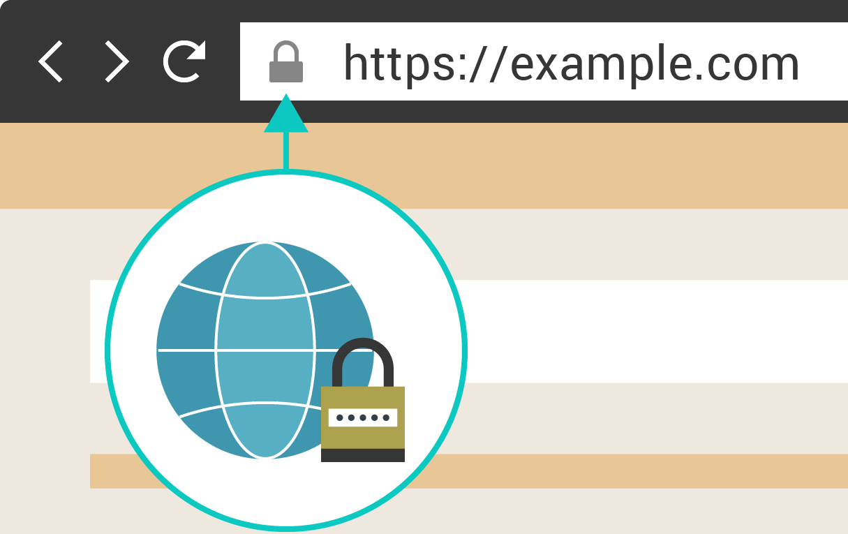 常時SSL設定された独自ドメインのサイト