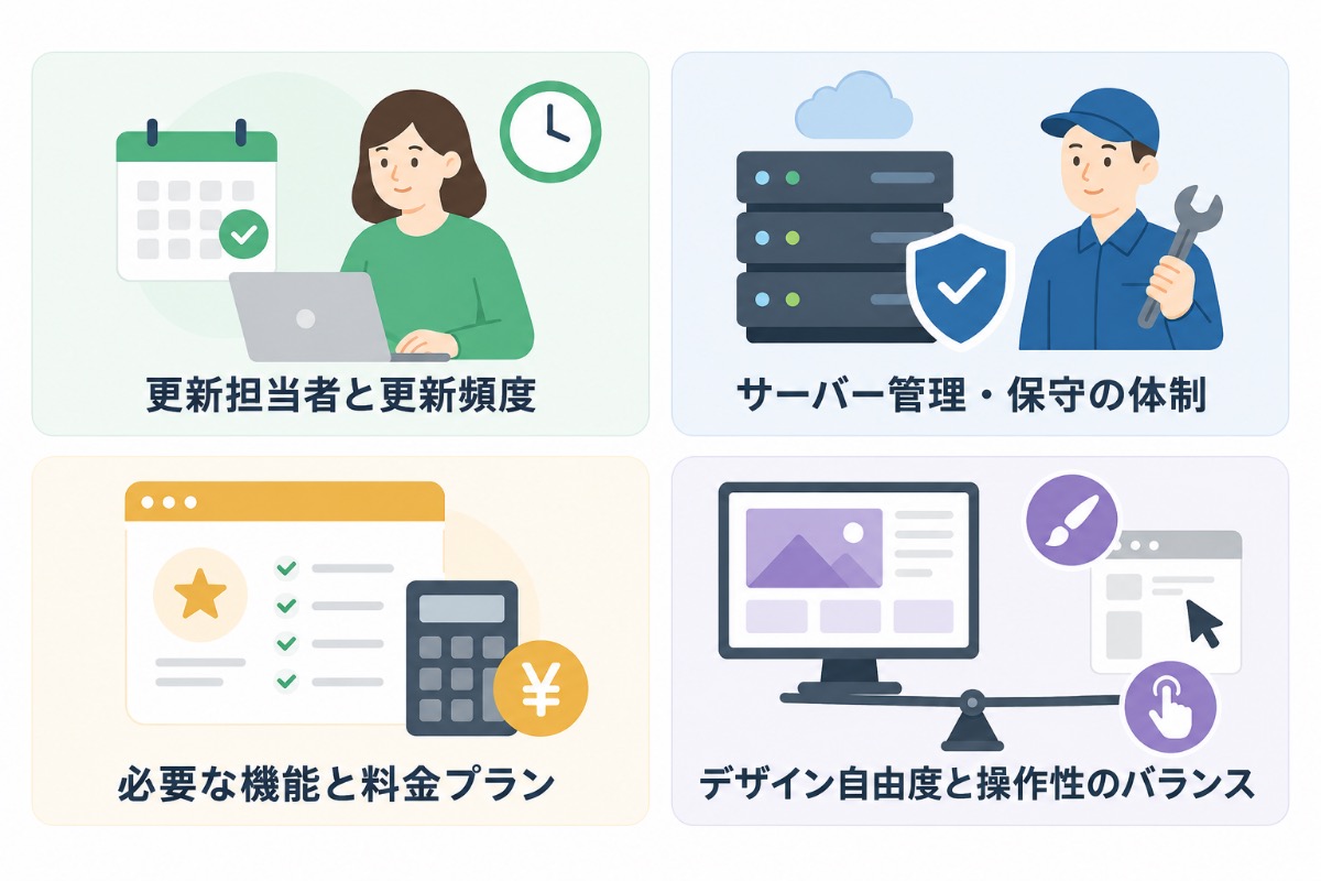 CMSを契約する前に、自社の状況を把握しておこう