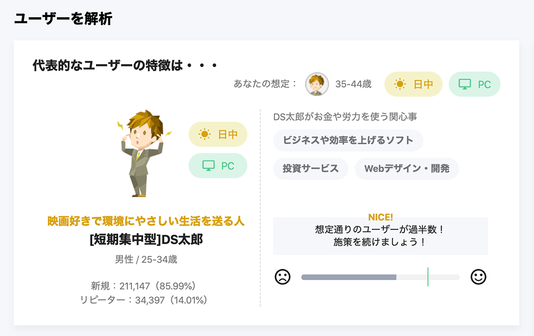 SmoothGrowの画面