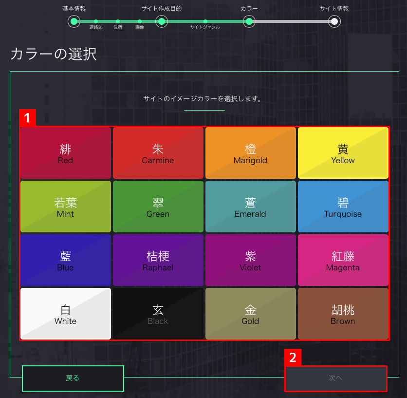 AiDジェネレーターでサイトを自動生成する