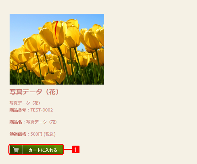 ショッピングサイトの動作を確認する（ダウンロード商品）
